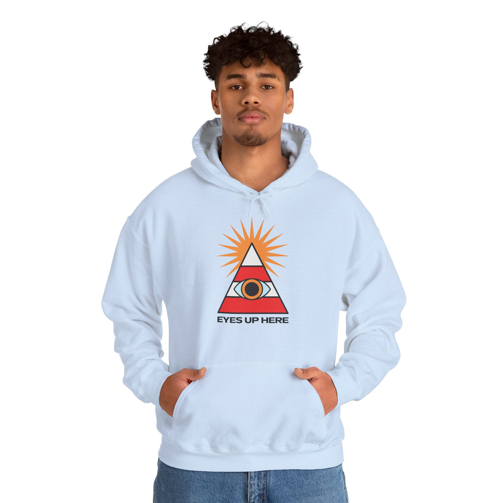 Eyes Up Here Unisex Hoodie