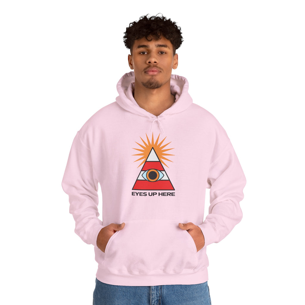 Eyes Up Here Unisex Hoodie