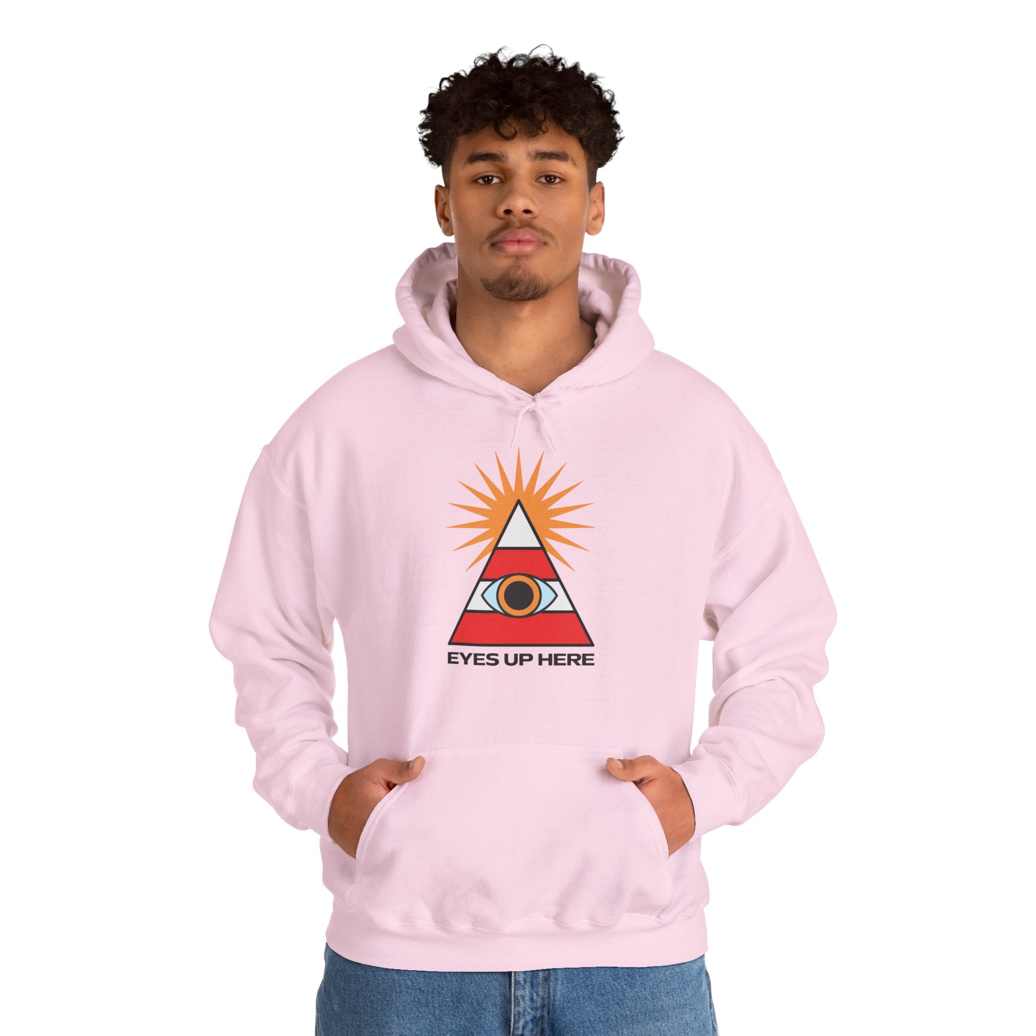 Eyes Up Here Unisex Hoodie