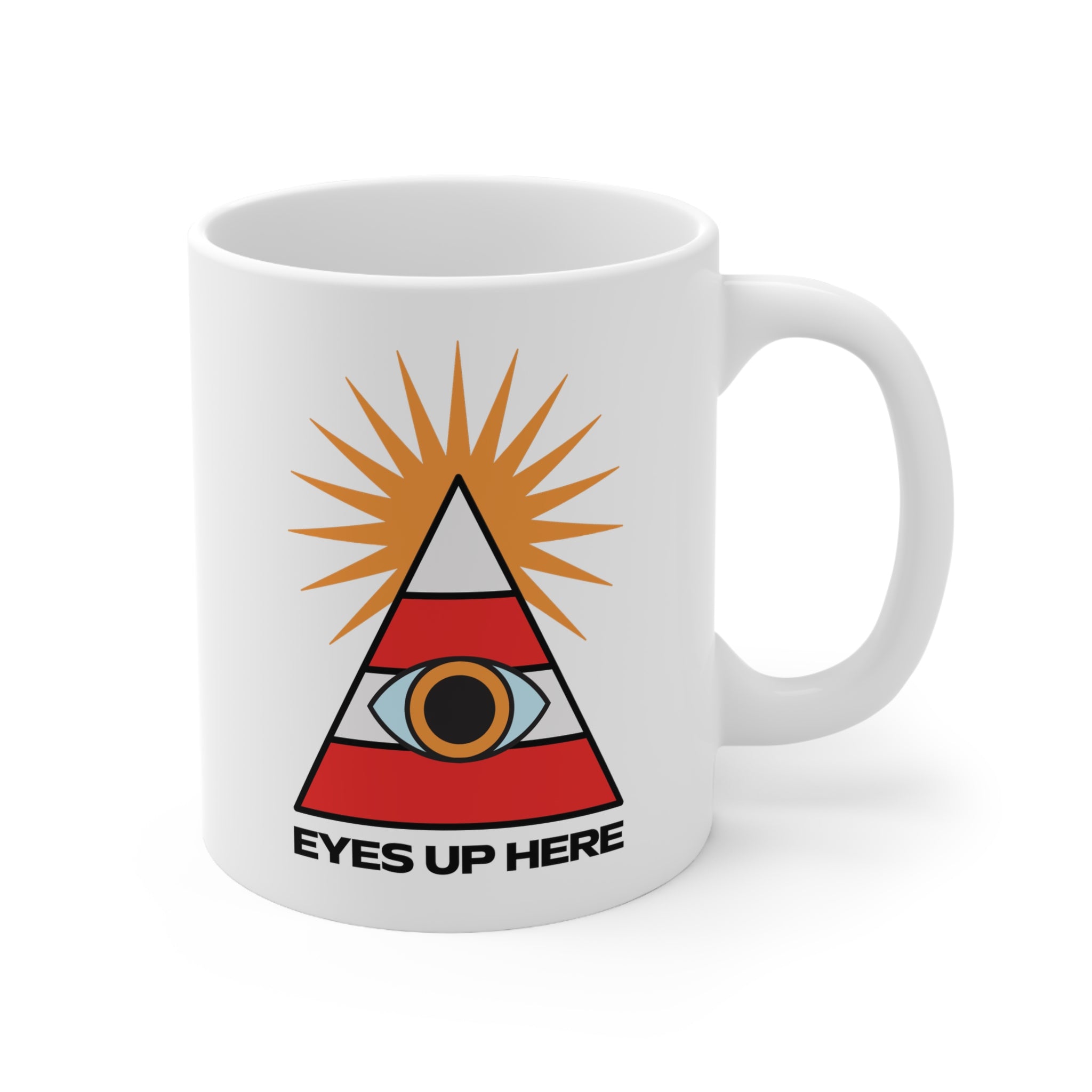 Eyes Up Here Mug