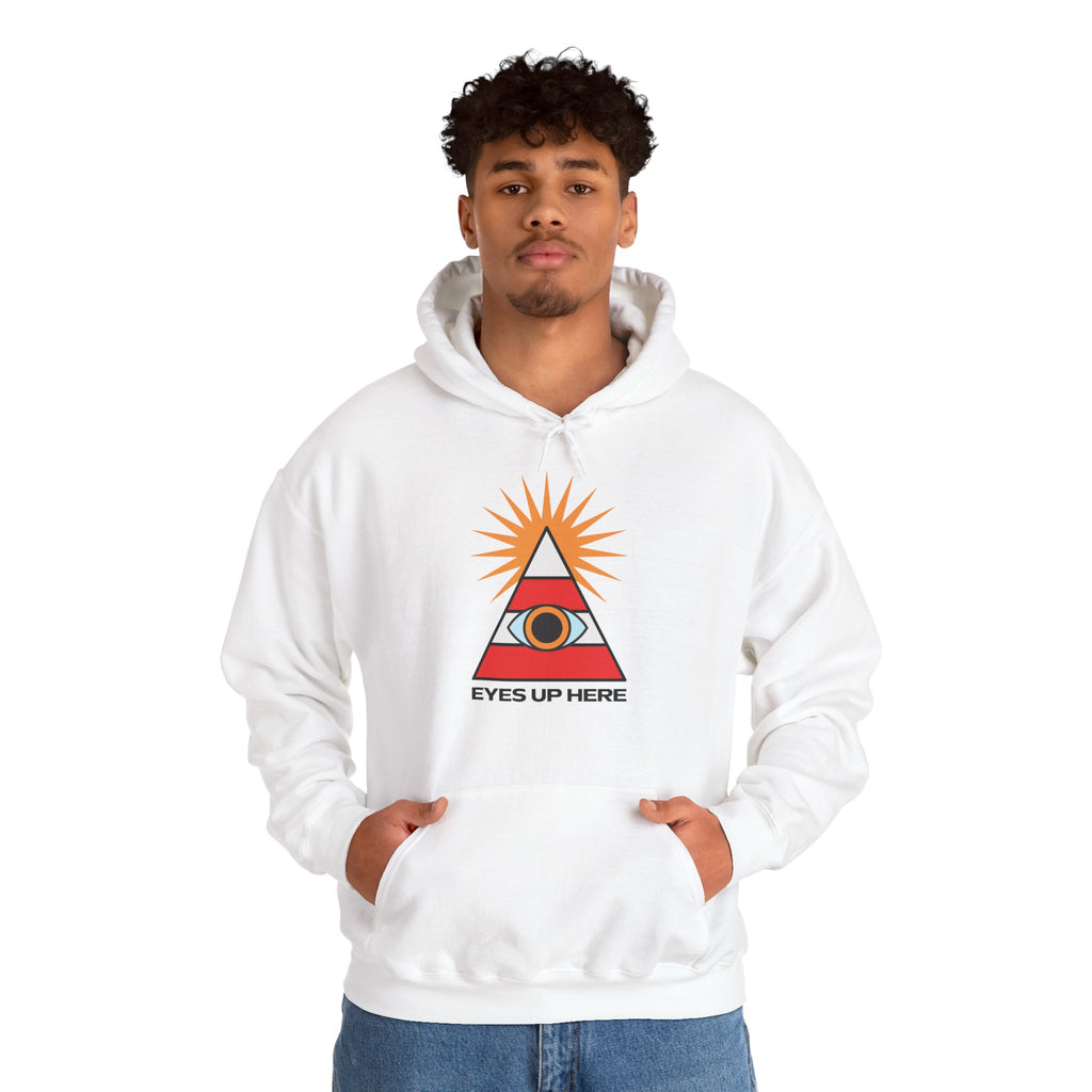 Eyes Up Here Unisex Hoodie